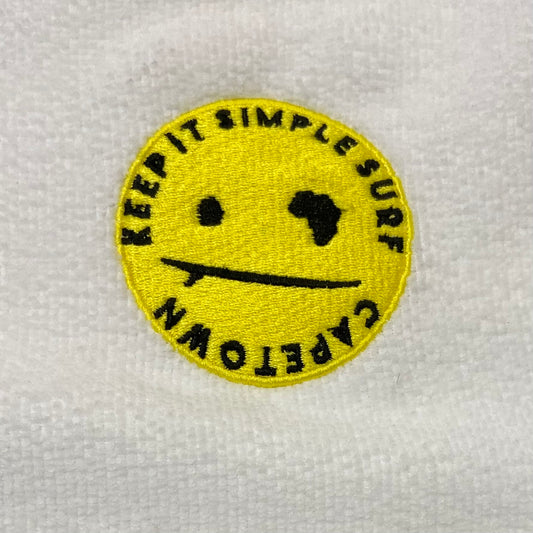 KISS SURF PONCHO WHITE