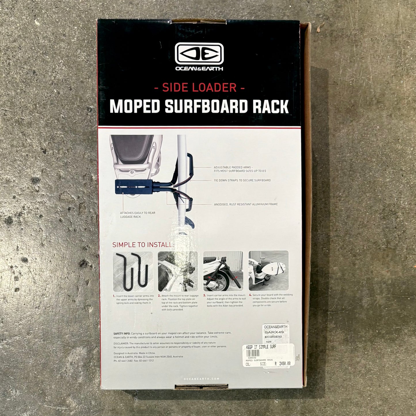 OCEAN&EARTH MOPED / SCOOTER RACKS