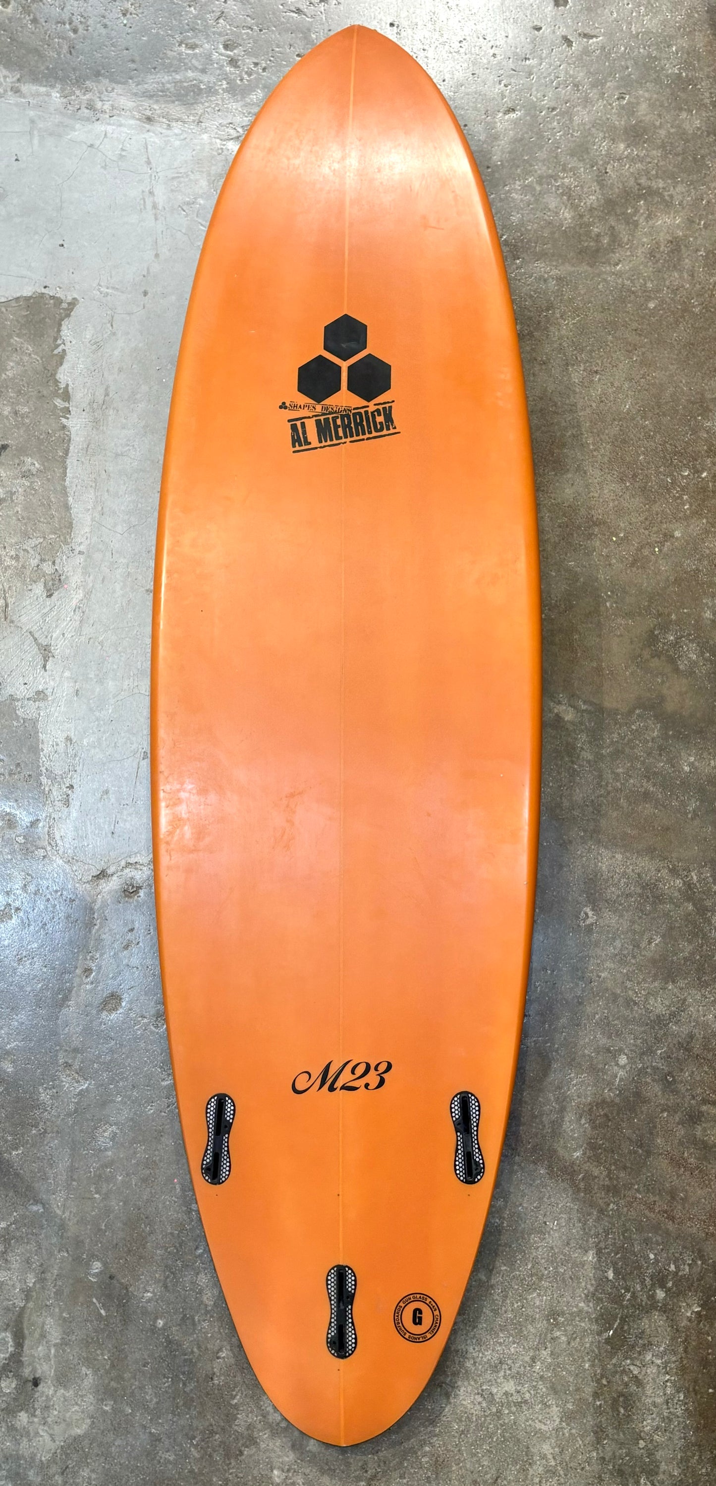 CHANNEL ISLANDS M23 6'8" 20 3/4" 2 3/4" 41.8L