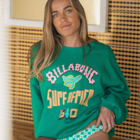 BILLABONG X MAMI WATA KENDAL CREWNECK SWEATSHIRT