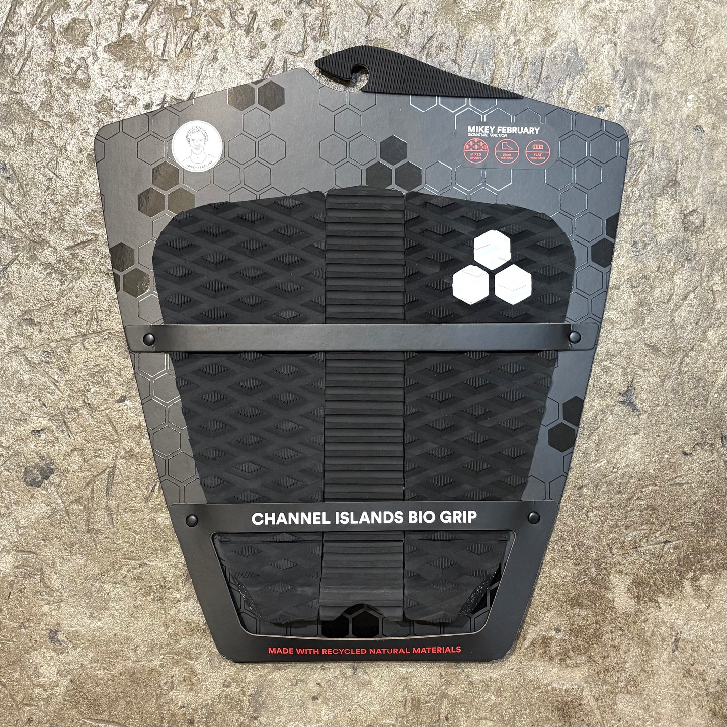 CHANNEL ISLANDS MIKEY FEBRUARY TRACTION PAD - BLACK