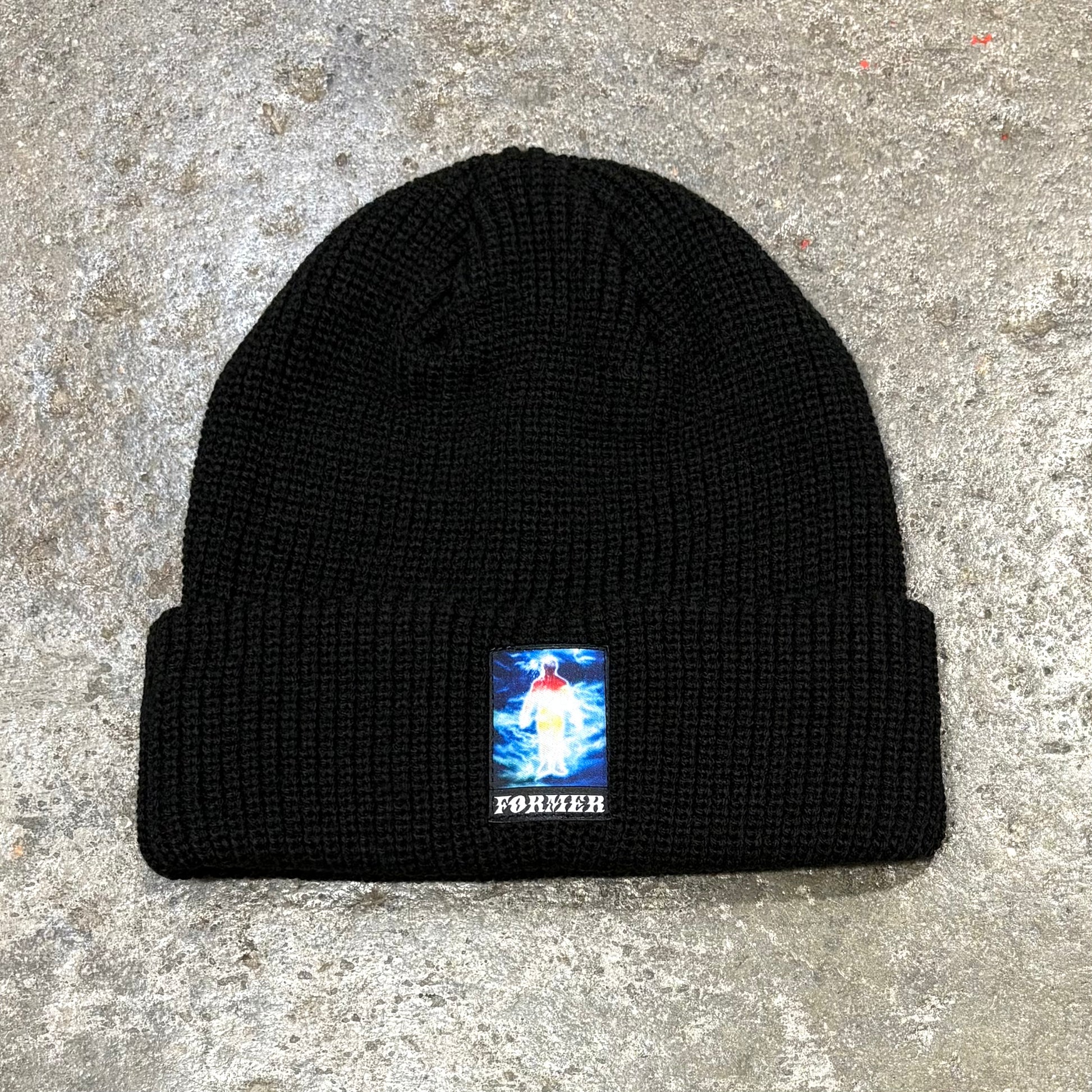 Front view of Elevation Beanie by Former Merchandise