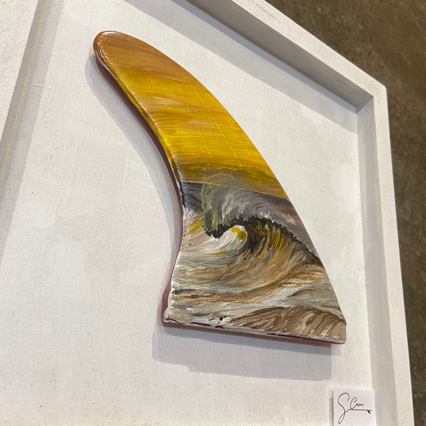 Sophie Carr Art Handpainted Surfing Fins