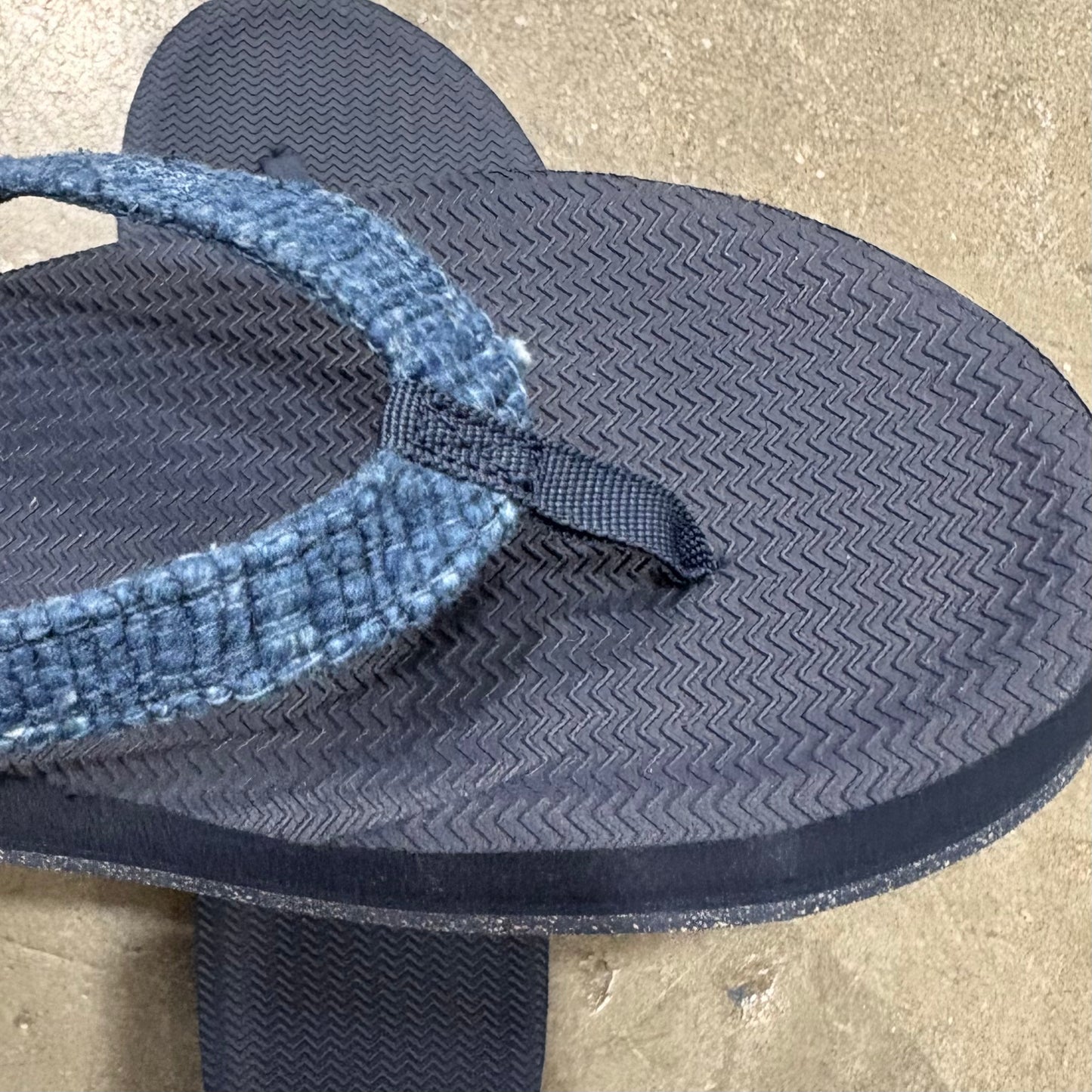INDOSOLE WOMEN'S FLIP FLOPS RECYCLED PABLE STRAPS INDIGO
