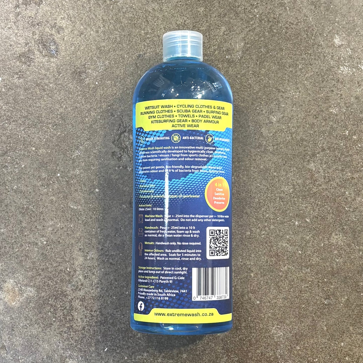 Extremewash Liquid Sports Wash for Wetsuits