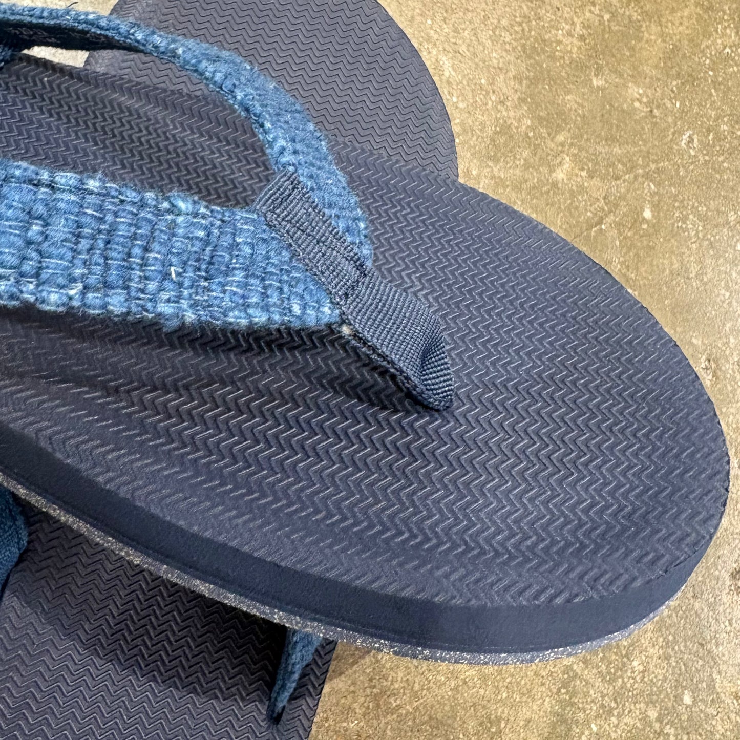 INDOSOLE MEN’S FLIP FLOPS RECYCLED PABLE STRAPS SHORE/INDIGO
