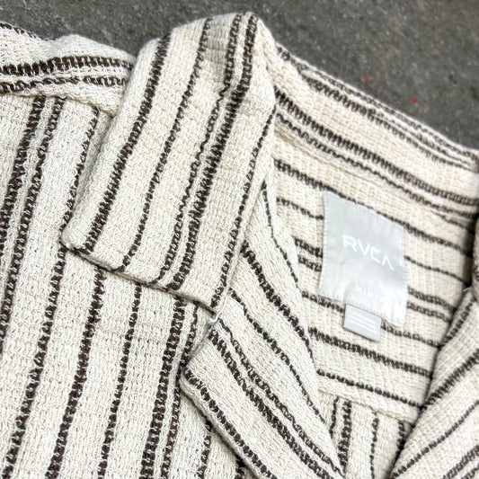 RVCA Vacancy Stripe Short Sleeve Shirt