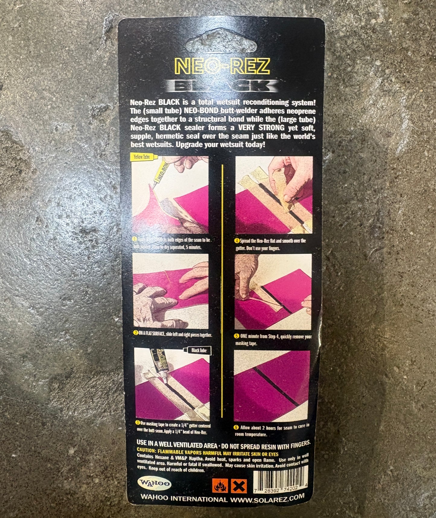 Solarez Neo-Rez Black Wetsuit Repair Kit 60ml