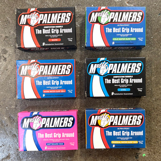 MRS PALMERS WARM WATER SURF WAX - COMP WAX