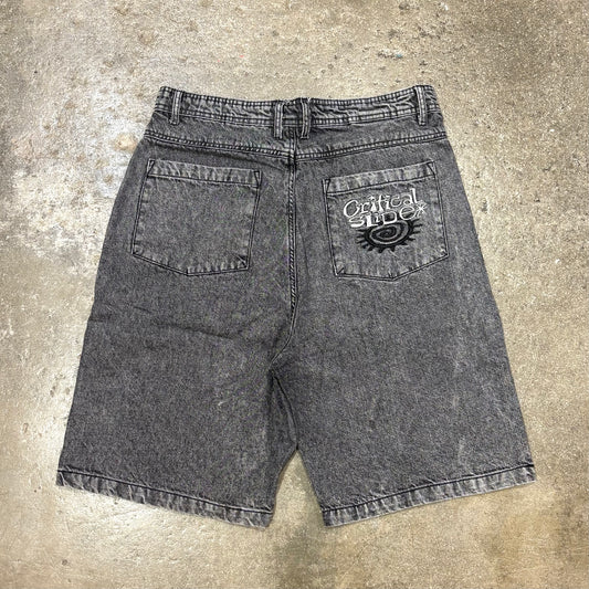 The Critical Slide Society Frank Denim Short - Black