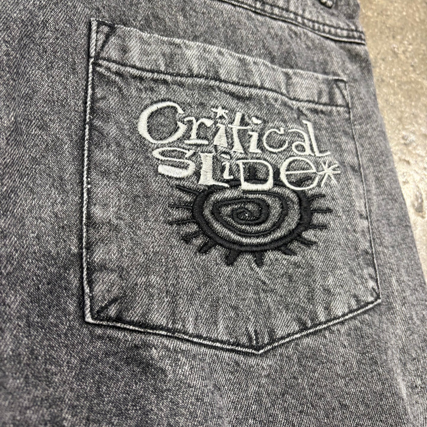 The Critical Slide Society Frank Denim Short - Black