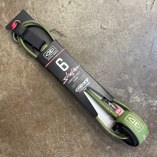 OCEAN&EARTH SLIMLINE ONE-XT LEASH 6' x 6MM