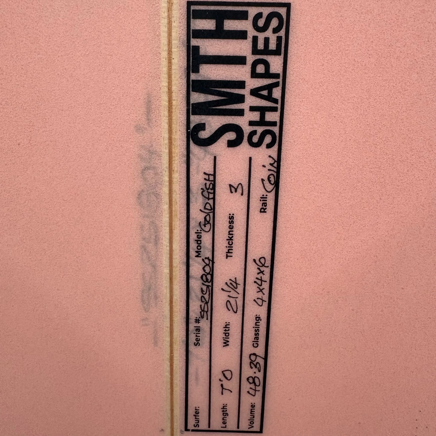 Smth Shapes Goldfish Midlength 7'0 - 21 1/4 - 3 - 48.39L