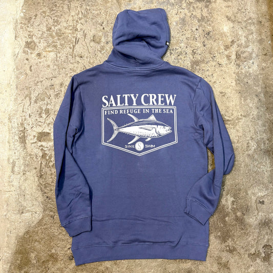 SALTY CREW   ANGLER MIDWEIGHT FLEECE HOOD