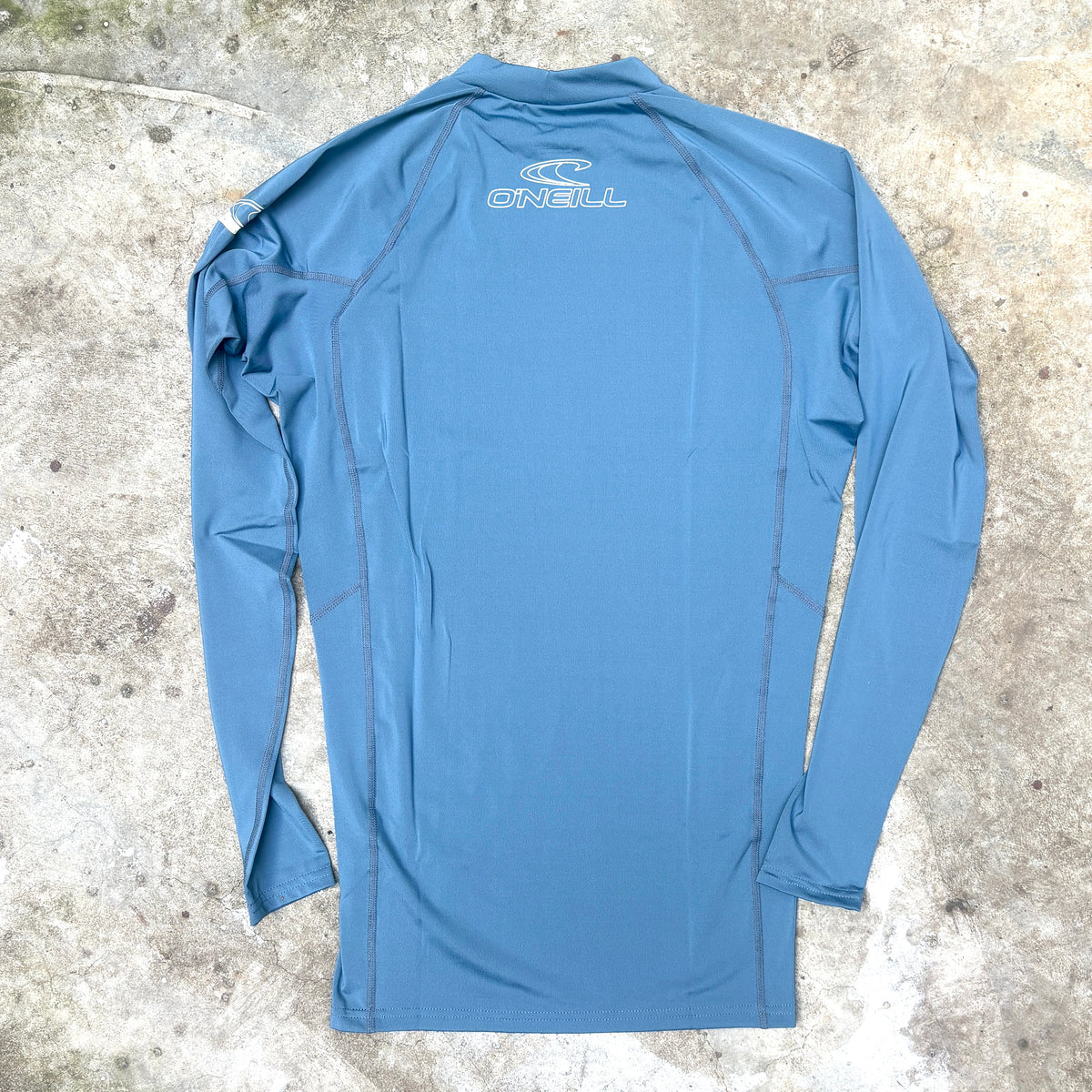 O'Neill Basic Skins UPF 50+ Long Sleeve Rash Guard – Dusty Blue