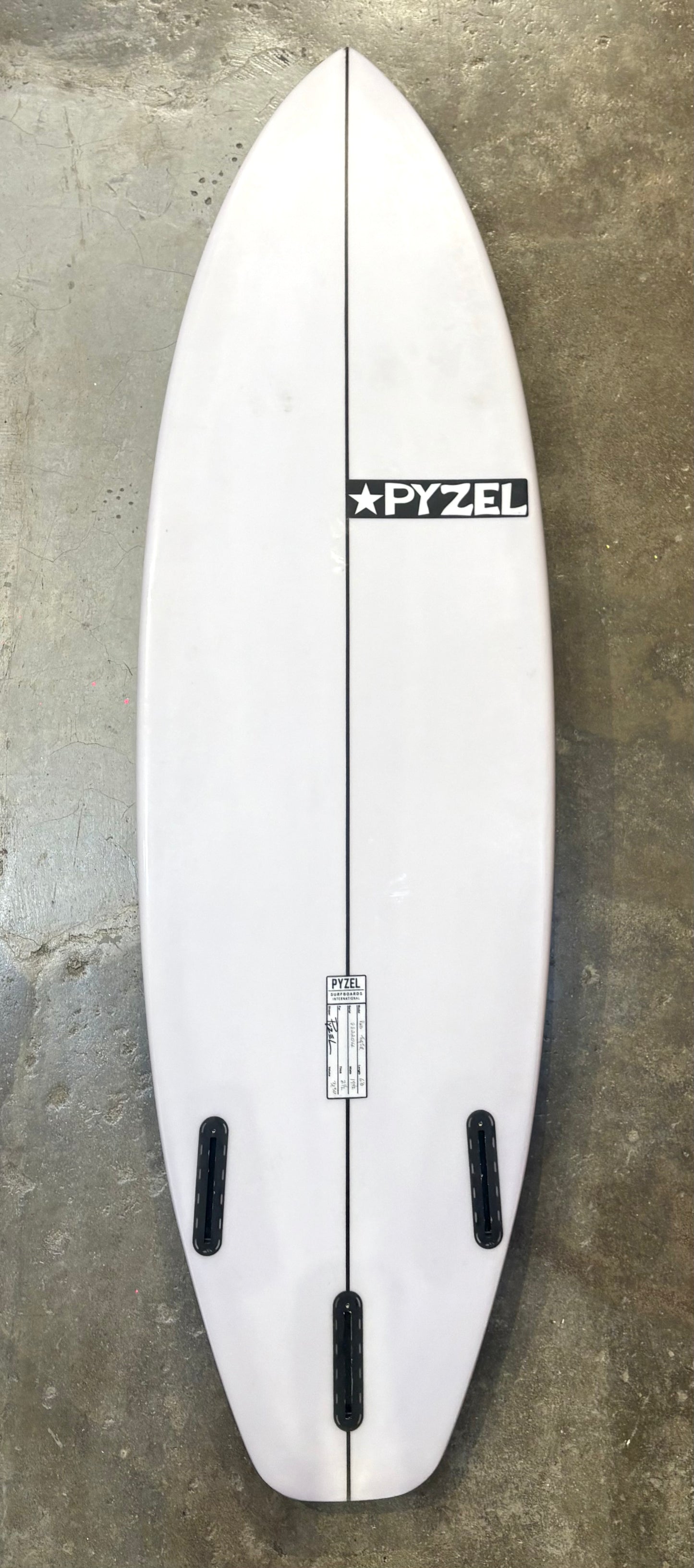 PYZEL - RED TIGER 6'0 19 1/2 2 1/2 31.3L