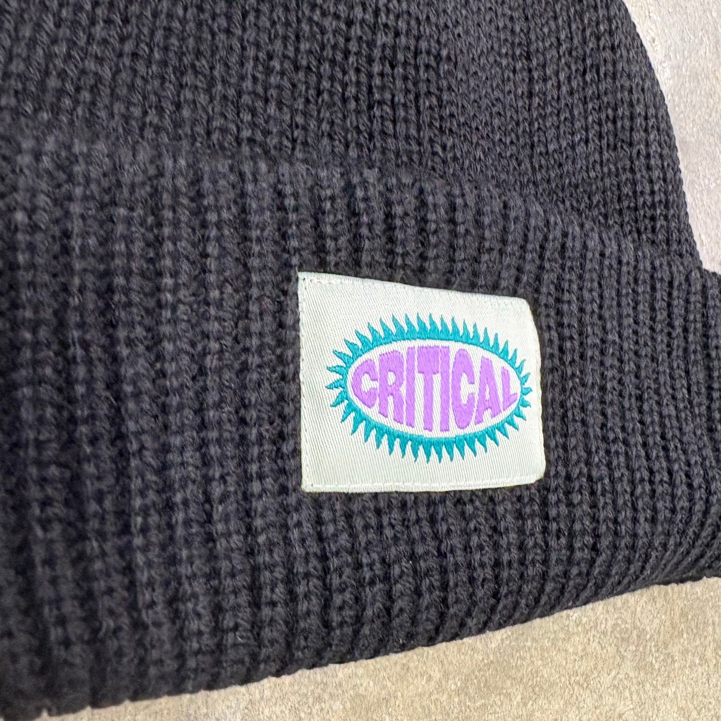 THE CRITICAL SLIDE SOCIETY BURST LOGO BEANIE