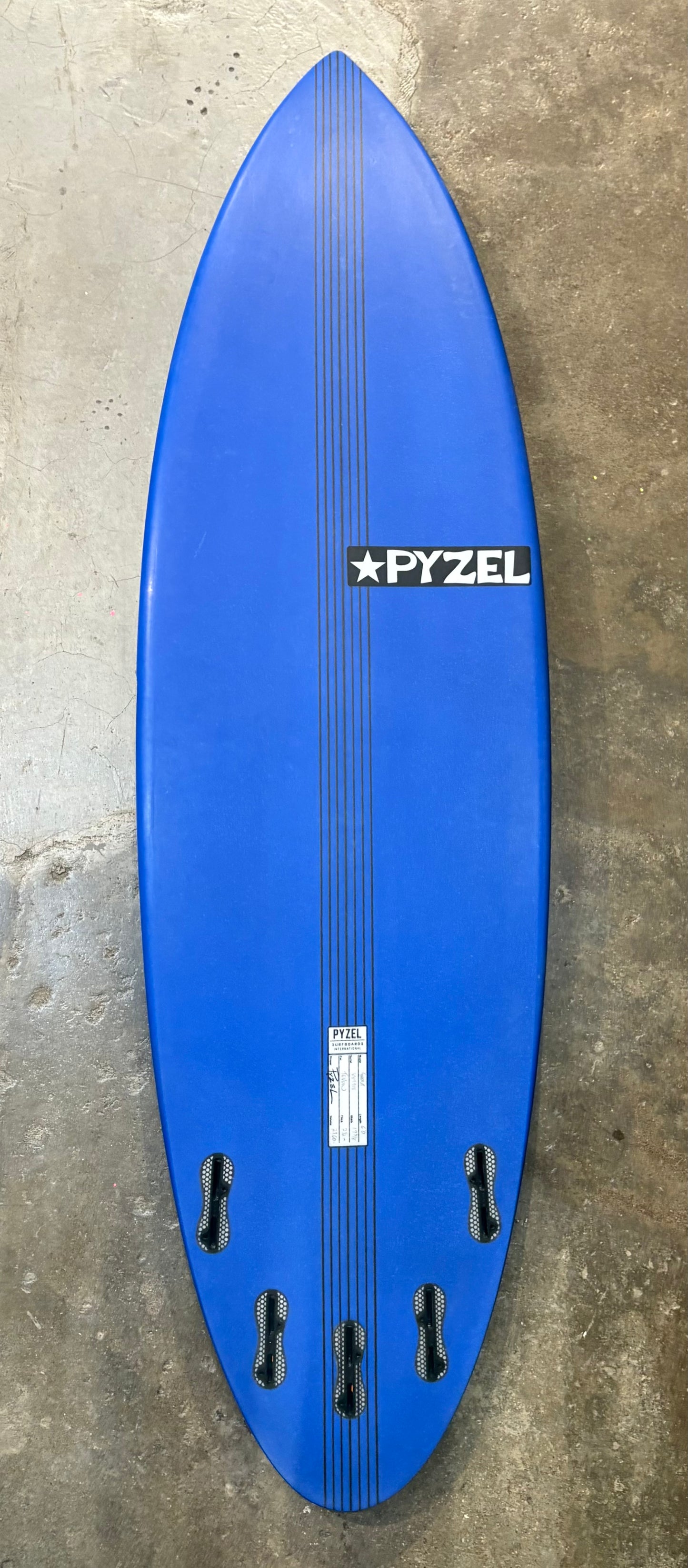 PYZEL GHOST (ELECTRA EPOXY CONSTRUCTION) 6'0 19 3/8 2 1/2 29.6L