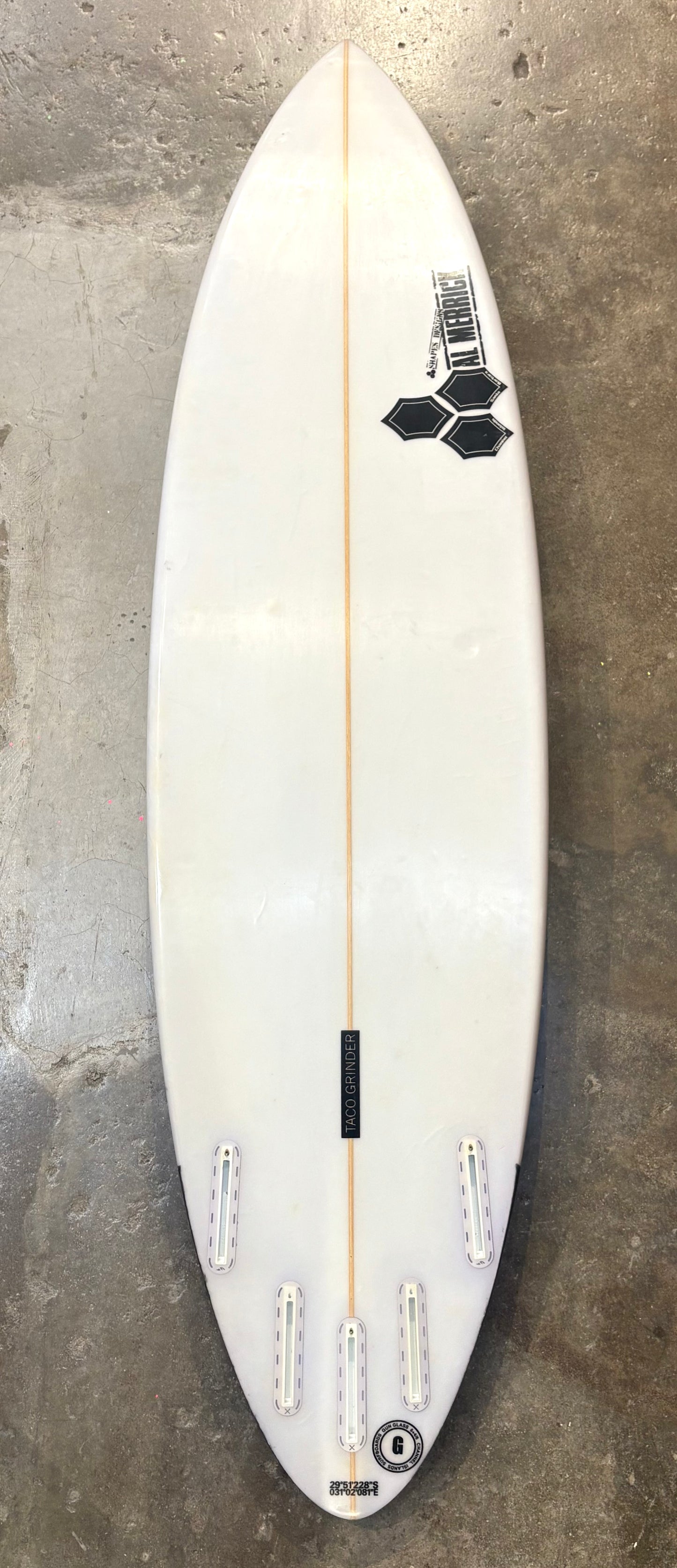 CHANNEL ISLANDS TACO GRINDER 6'6" 19 3/8 2 7/8" 37.3 L