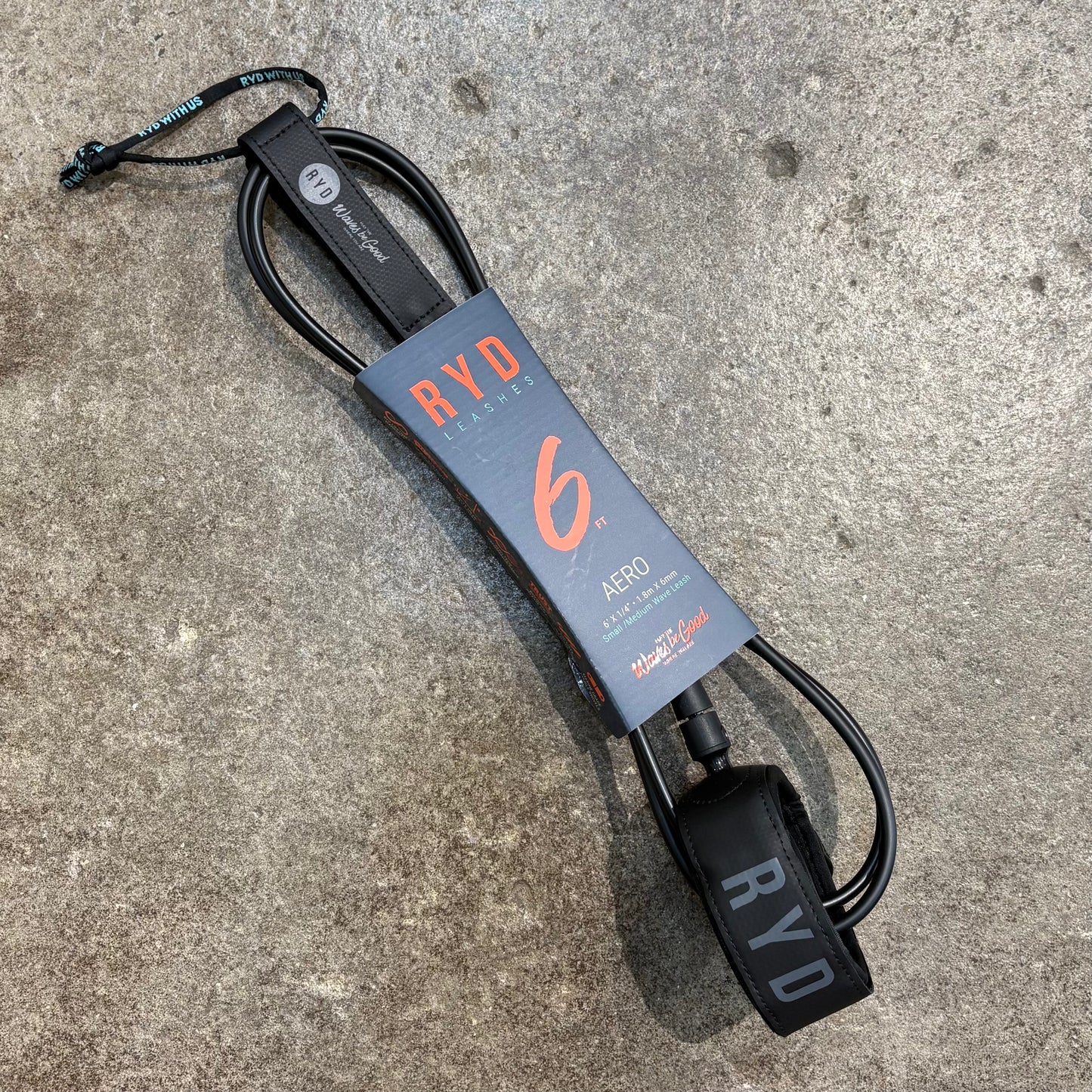RYD Aero 6ft 6mm Surf Leash