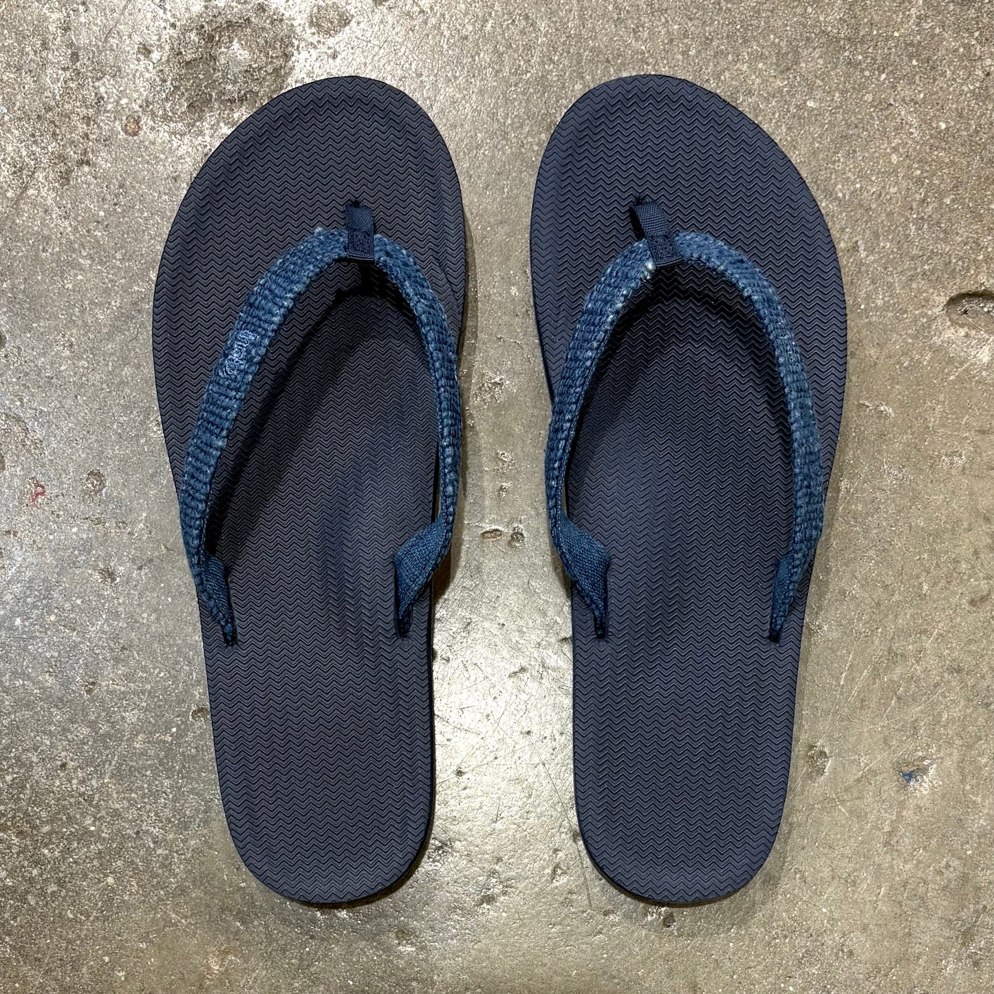 INDOSOLE WOMEN'S FLIP FLOPS RECYCLED PABLE STRAPS INDIGO
