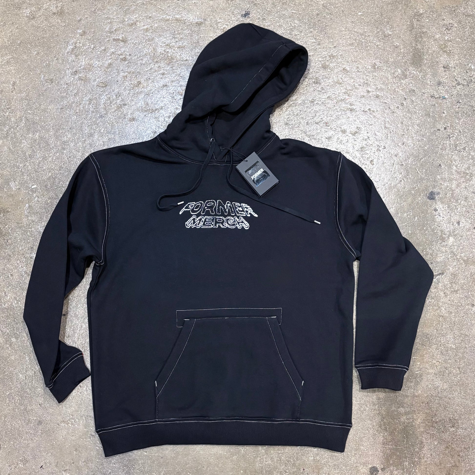 Front view of Former Marquee Hood