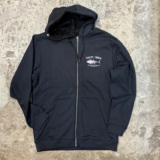 SALTY CREW   BIG BLUE LINED ZIP THROUGH FLEECE HOOD