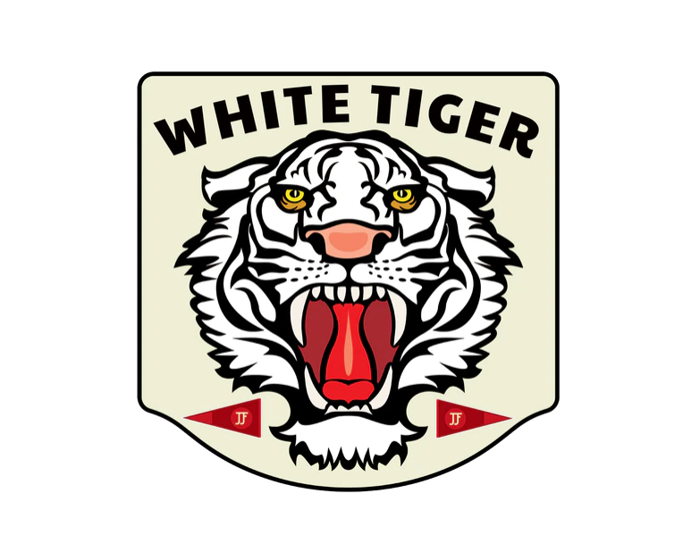 WHITE TIGER   5'8"  20"  2 5/8"  33.50L FUTURES