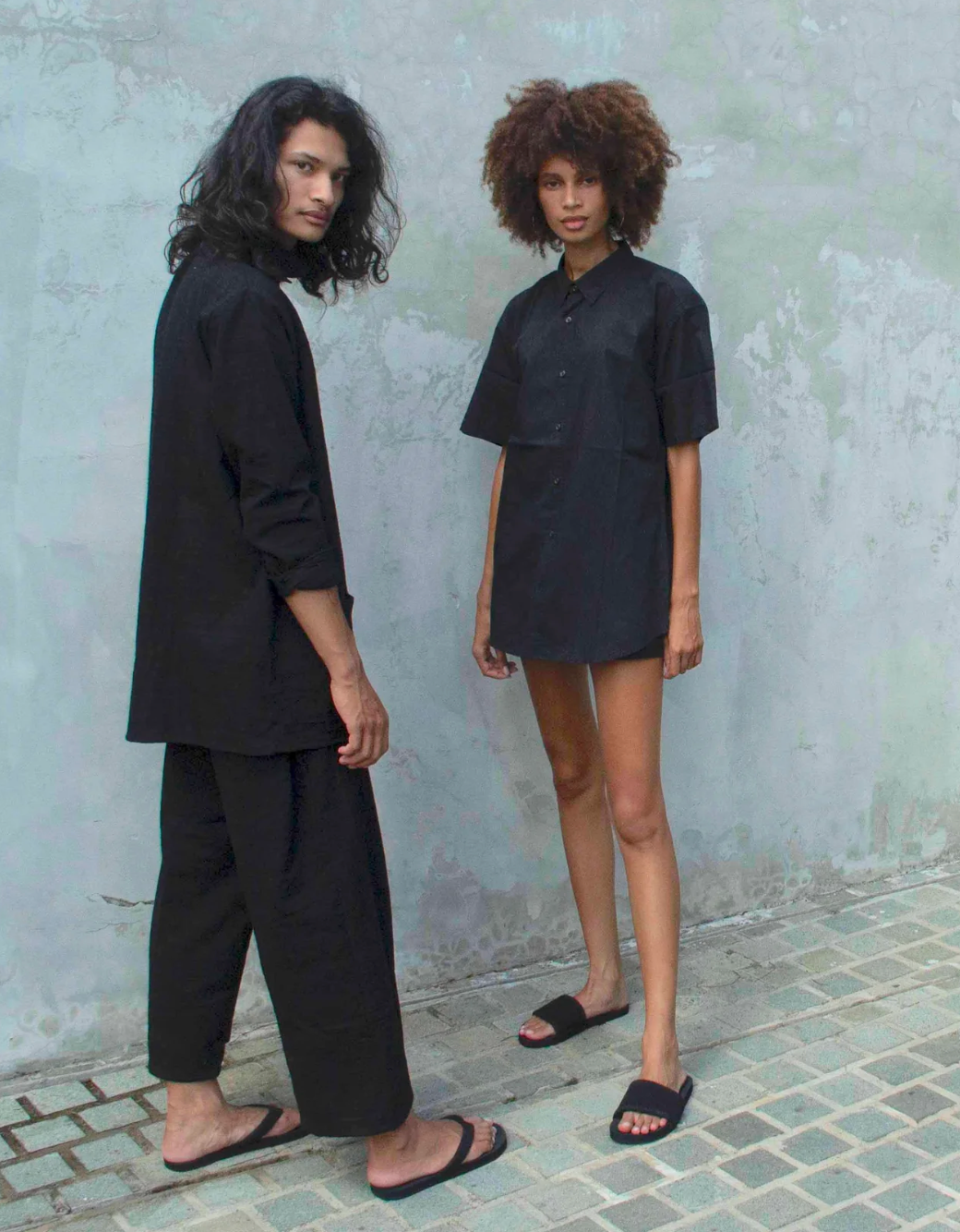 INDOSOLE MEN’S FLIP FLOPS RECYCLED PABLE STRAPS BLACK/KETAPANG