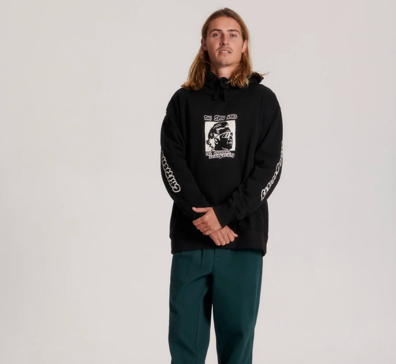 SPINNER HOODIE - VINTAGE BLACK