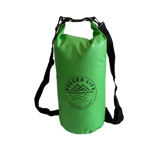 RUGGED LIFE HEAVY DUTY 20L DRY BAG WITH ROLL-TOP CLOSURE
