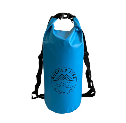 RUGGED LIFE HEAVY DUTY 20L DRY BAG WITH ROLL-TOP CLOSURE