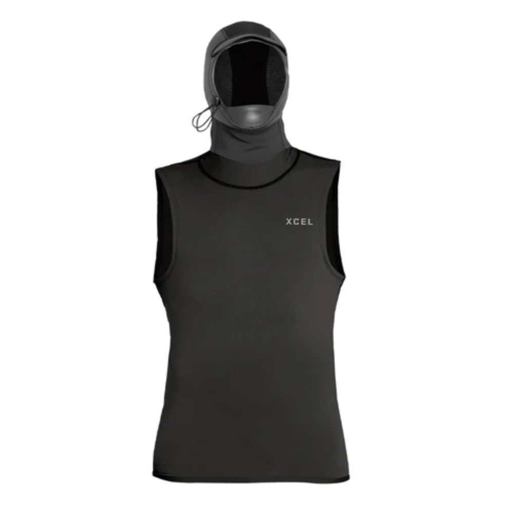XCEL MENS RASH VEST INSULATE XR W/2MM HOODED