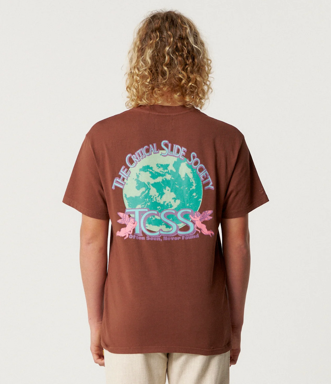 The Critical Slide Society Angels Tee - Chestnut