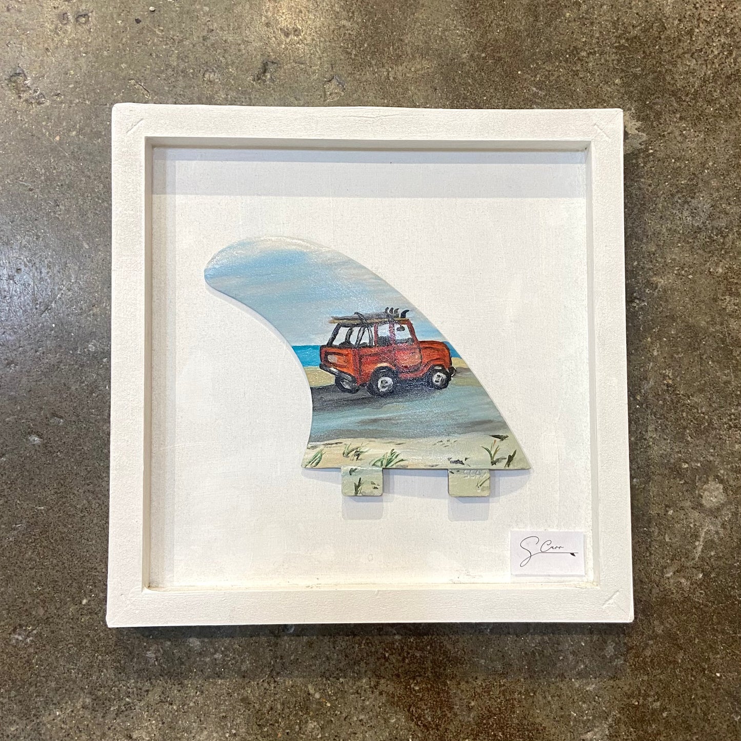 Sophie Carr Art Handpainted Surfing Fins