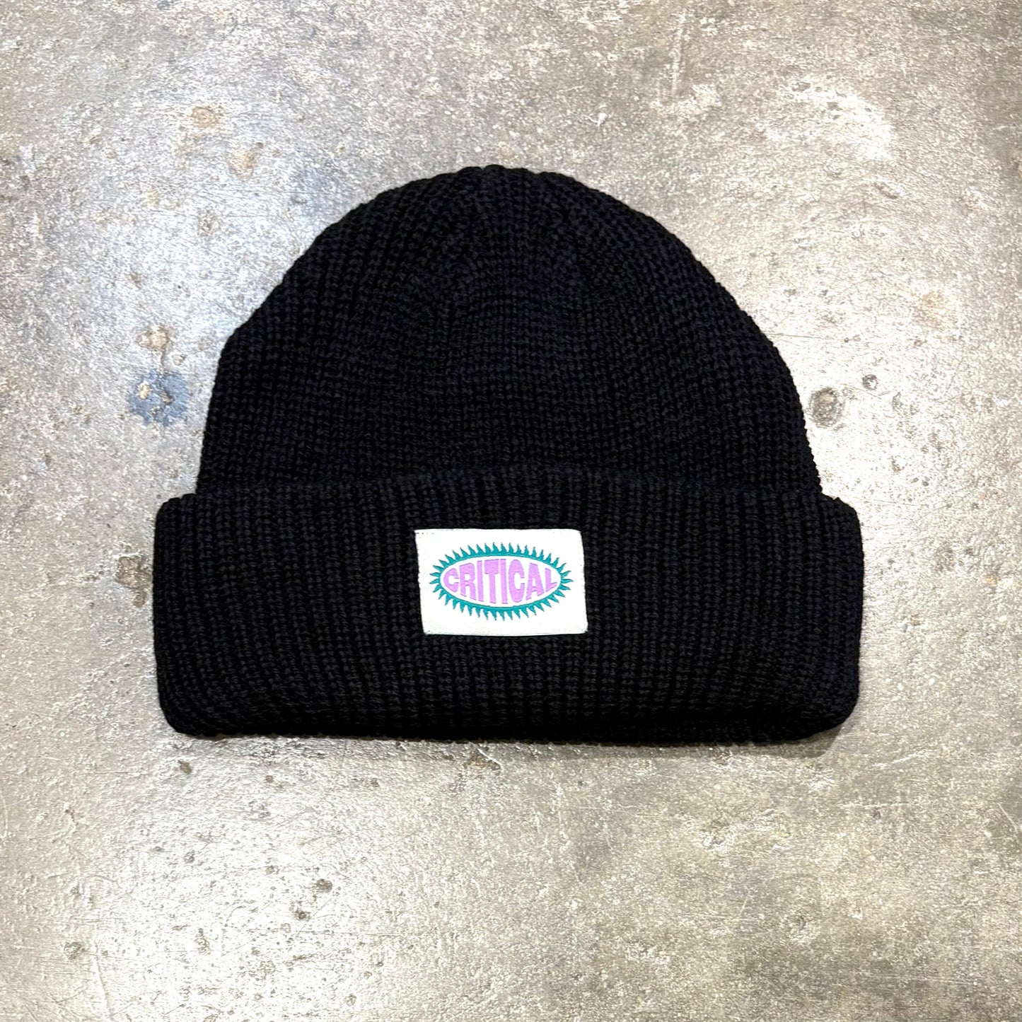 THE CRITICAL SLIDE SOCIETY BURST LOGO BEANIE
