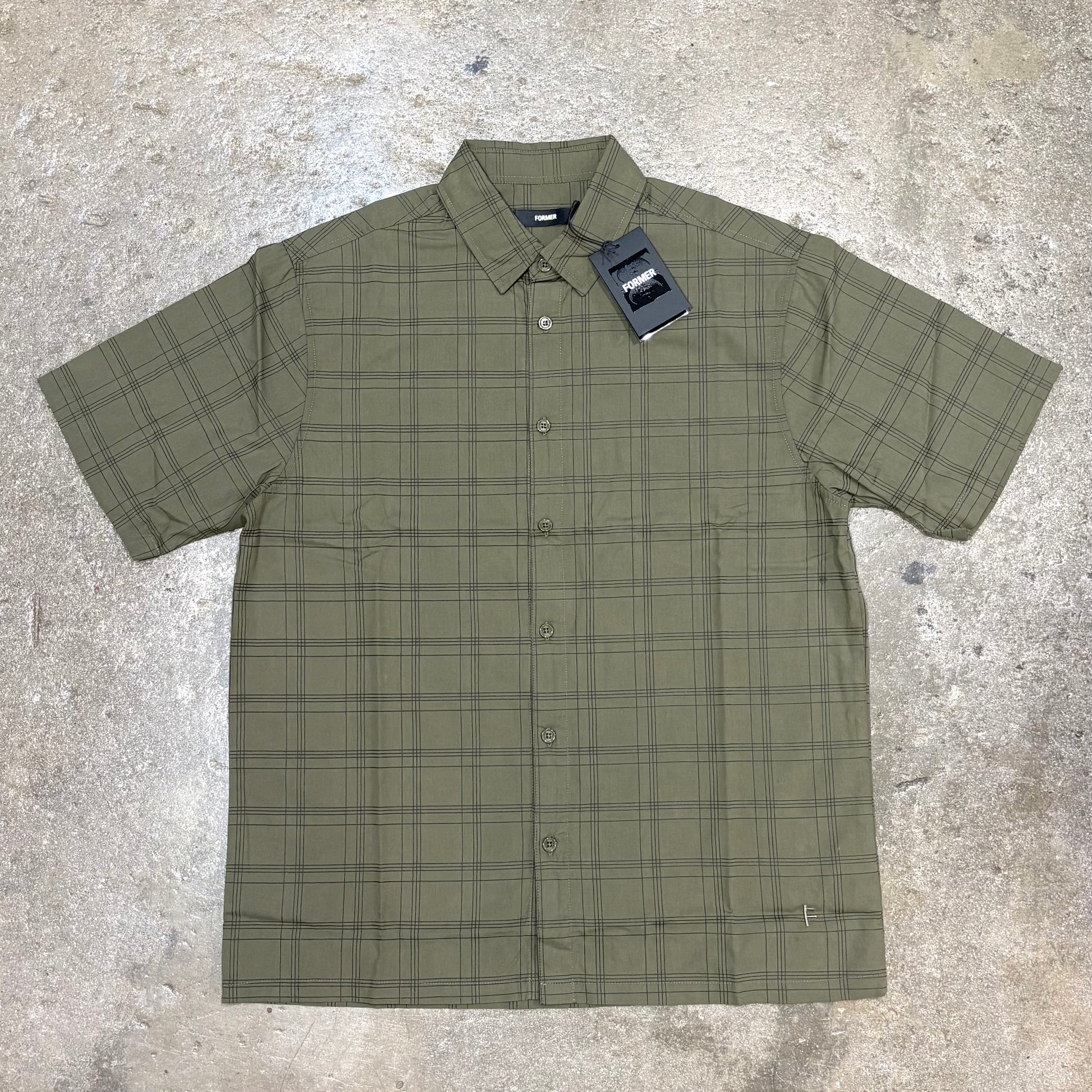 Front view of Former Windowpane SS Shirt