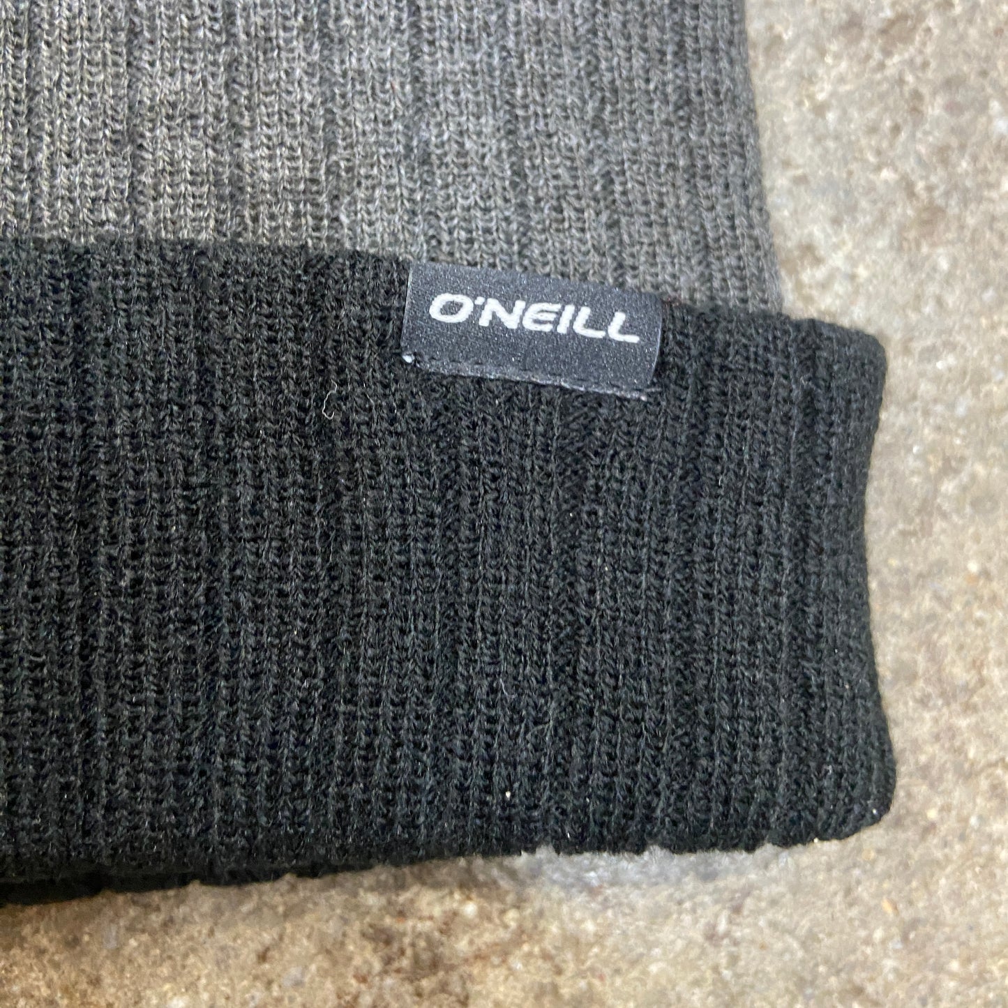O'Neill Blockstripe Beanie – Black/Grey