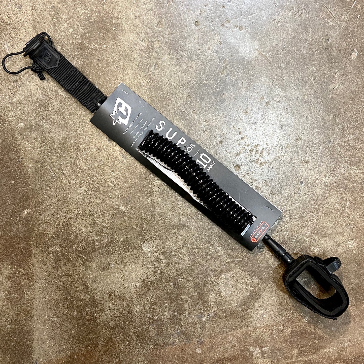 CREATURES OF LEISURE SUP COIL ANKLE LEASH 10'