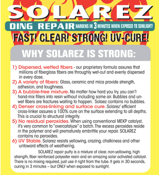 SOLAREZ   POLYESTER DING REPAIR  60ML