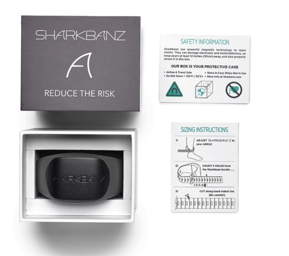 Sharkbanz 2 – Active Shark Deterrent Band | Slate/Black