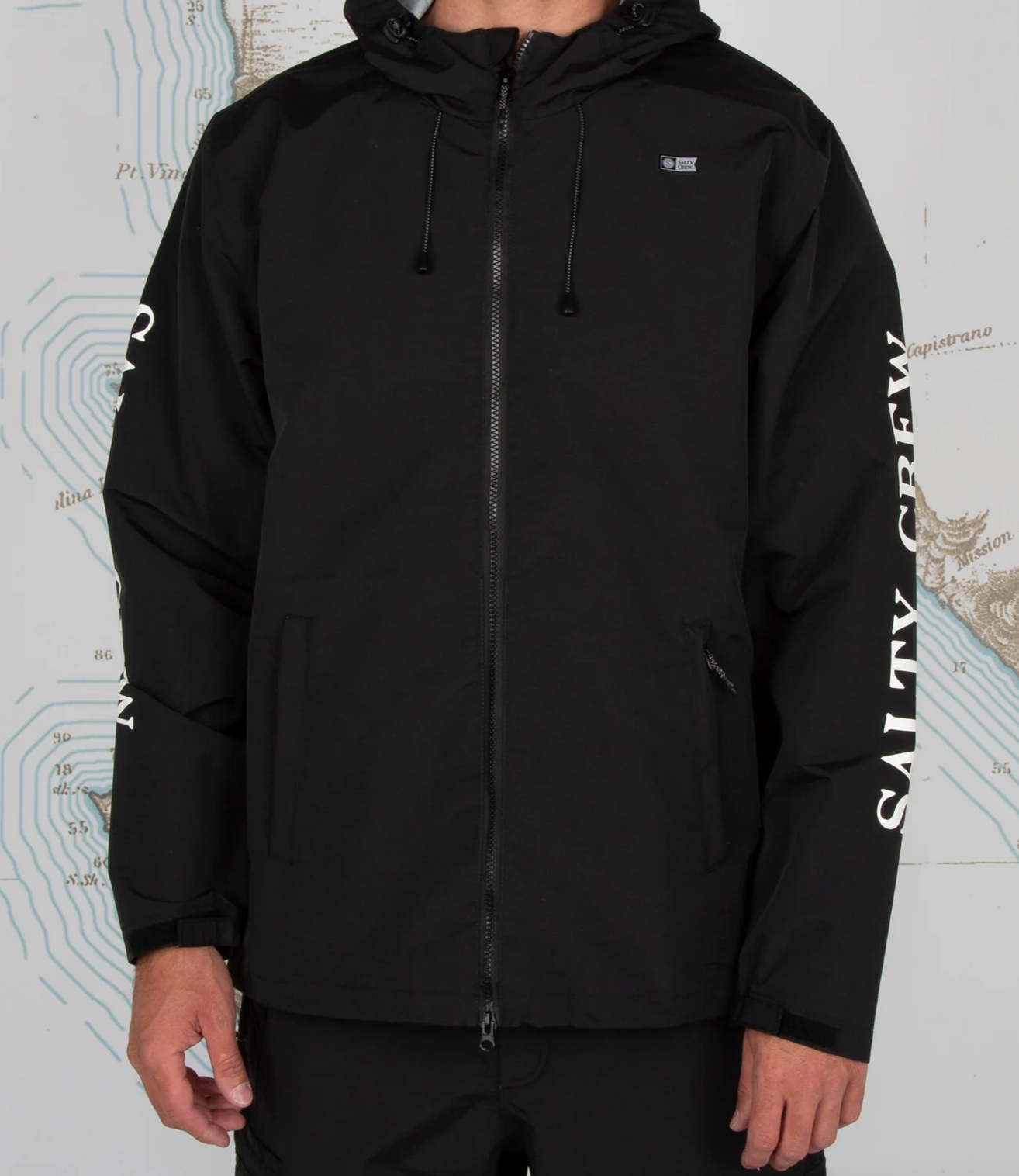 SALTY CREW PINNACLE BLACK JACKET