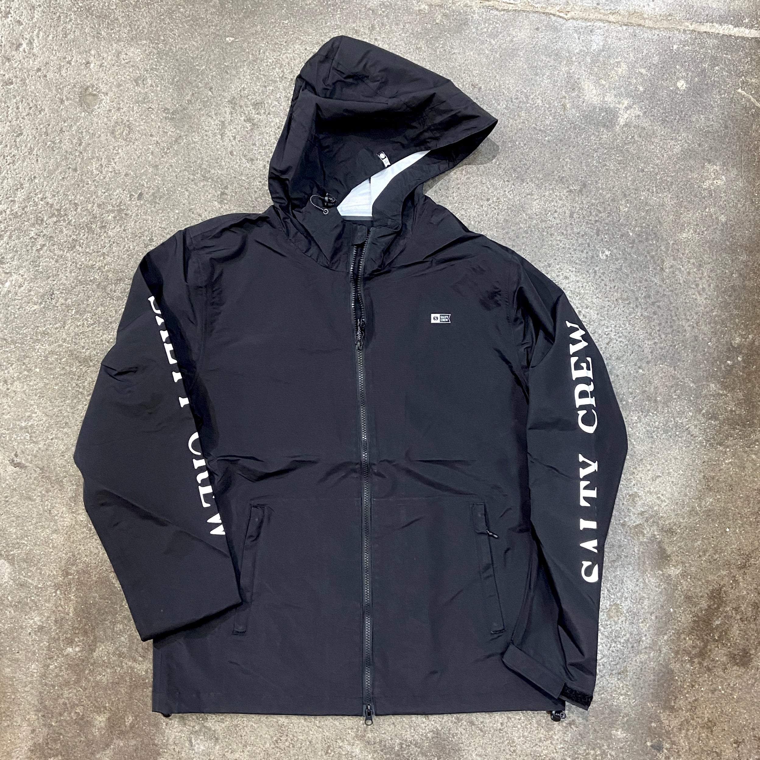 BUY SALTY CREW PINNACLE BLACK JACKET AT KISS SURF STORE IN CAPE TOWN