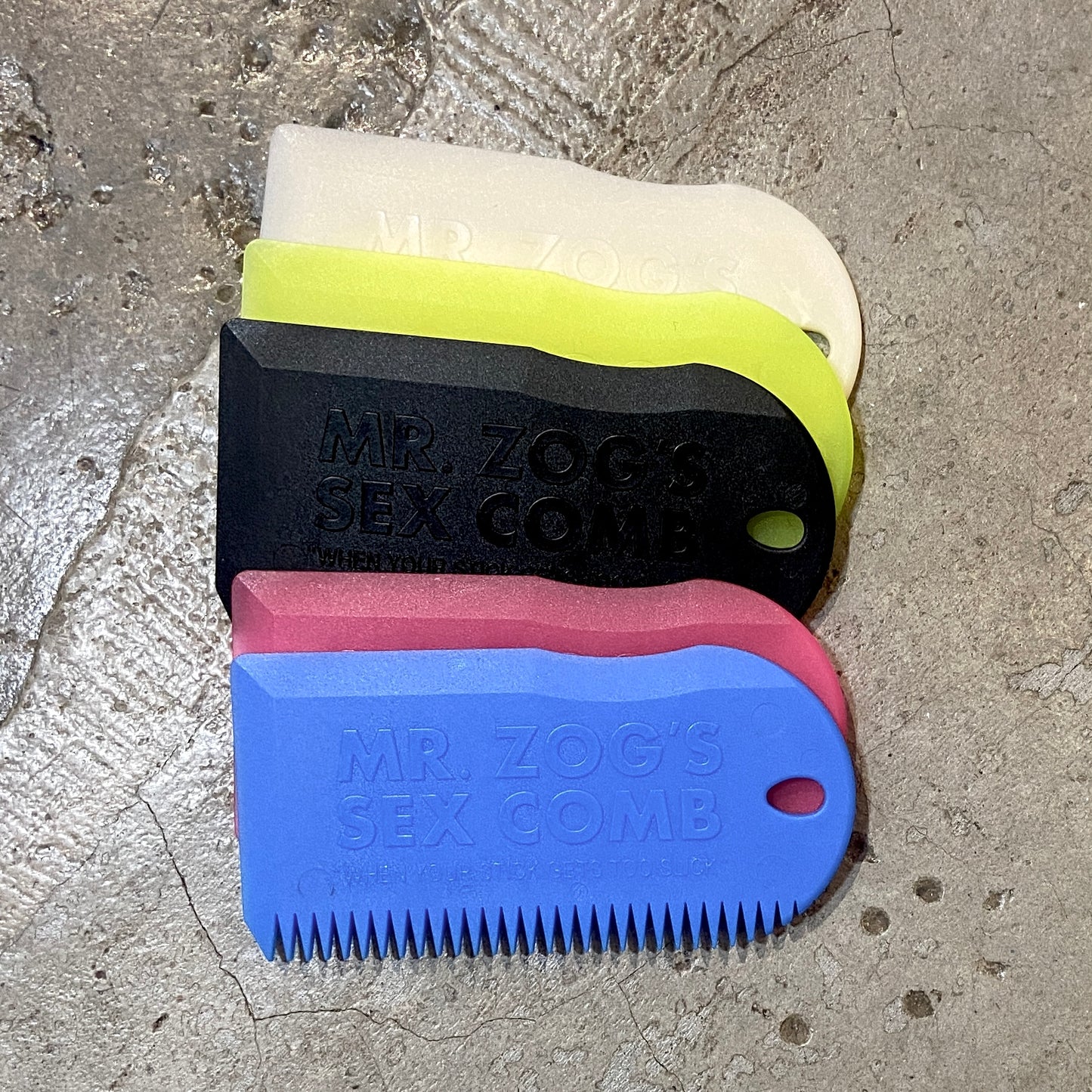 SEX WAX COMB AND SCRAPERS