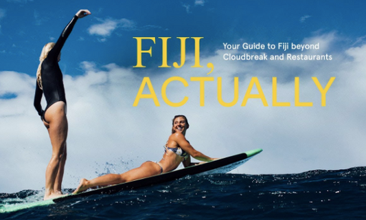 Sage Erickson, Macy Callaghan, Laura Enever, and Hannah Bennett explore Fiji's overlooked coastline