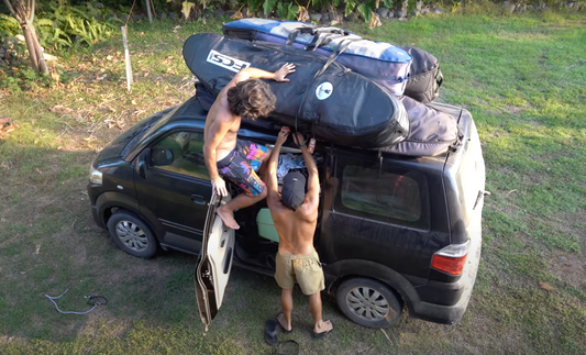 SURFING INDONESIA | ON A 1996 ROUND NOSE FISH