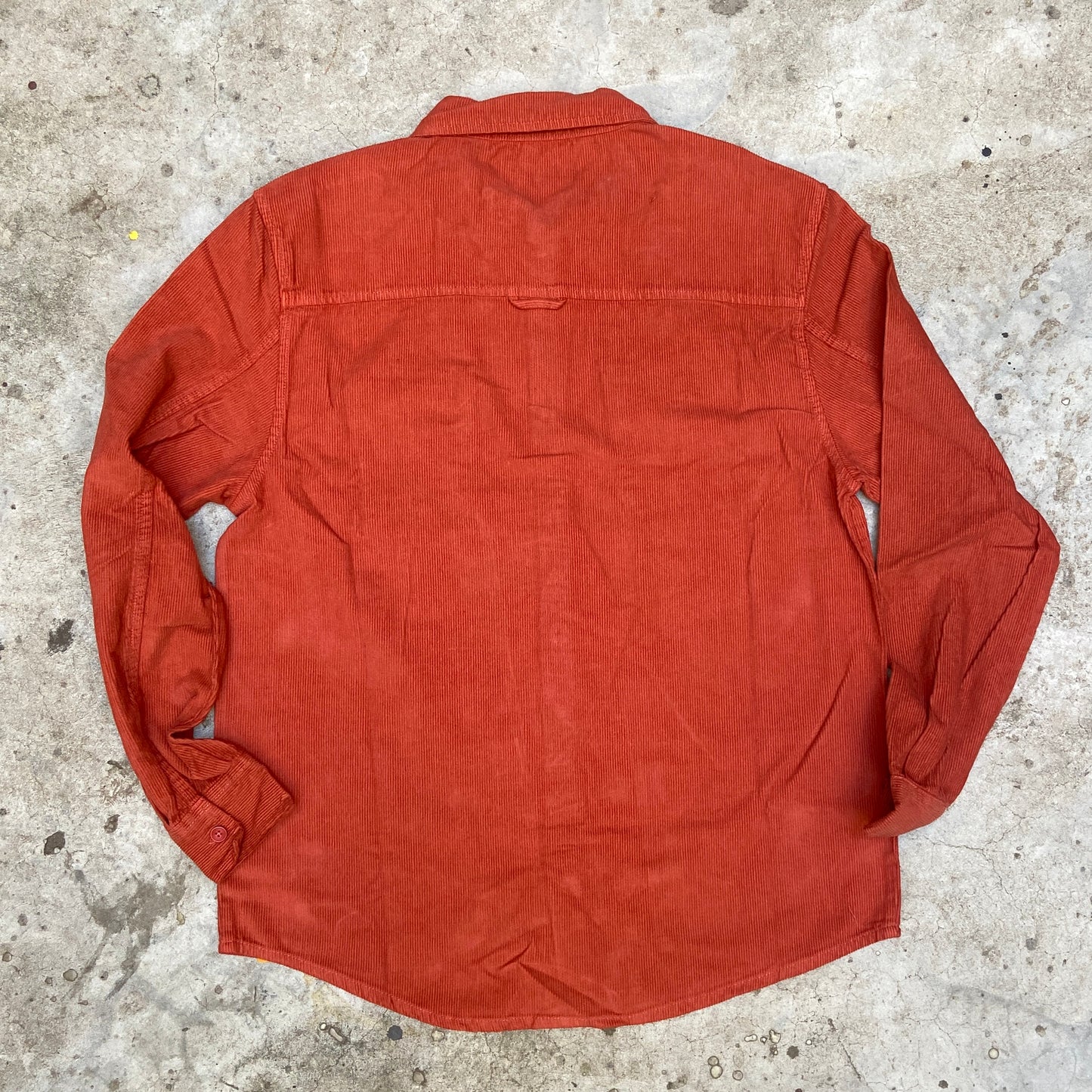 LAZY BOY CORD LS SHIRT - RED