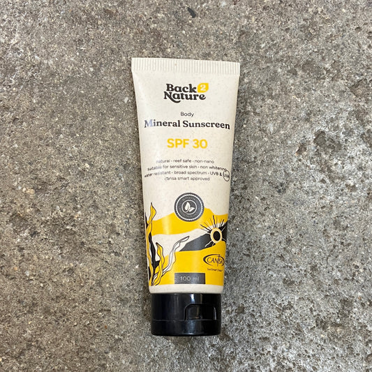 BACK TO NATURE BODY ~ MINERAL SUNSCREEN SPF 30