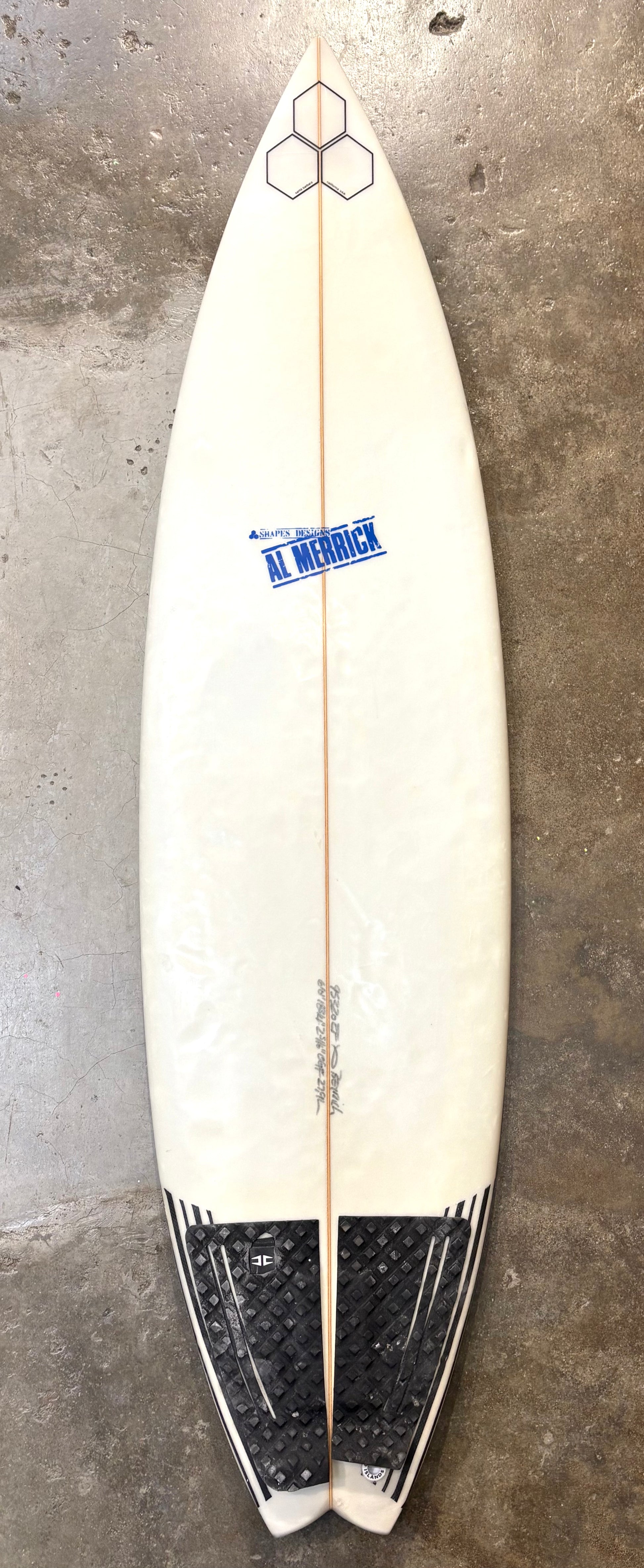 CHANNEL ISLANDS     OG FLYER   6'0"   18 3/4"    2 5/16"  27.9L