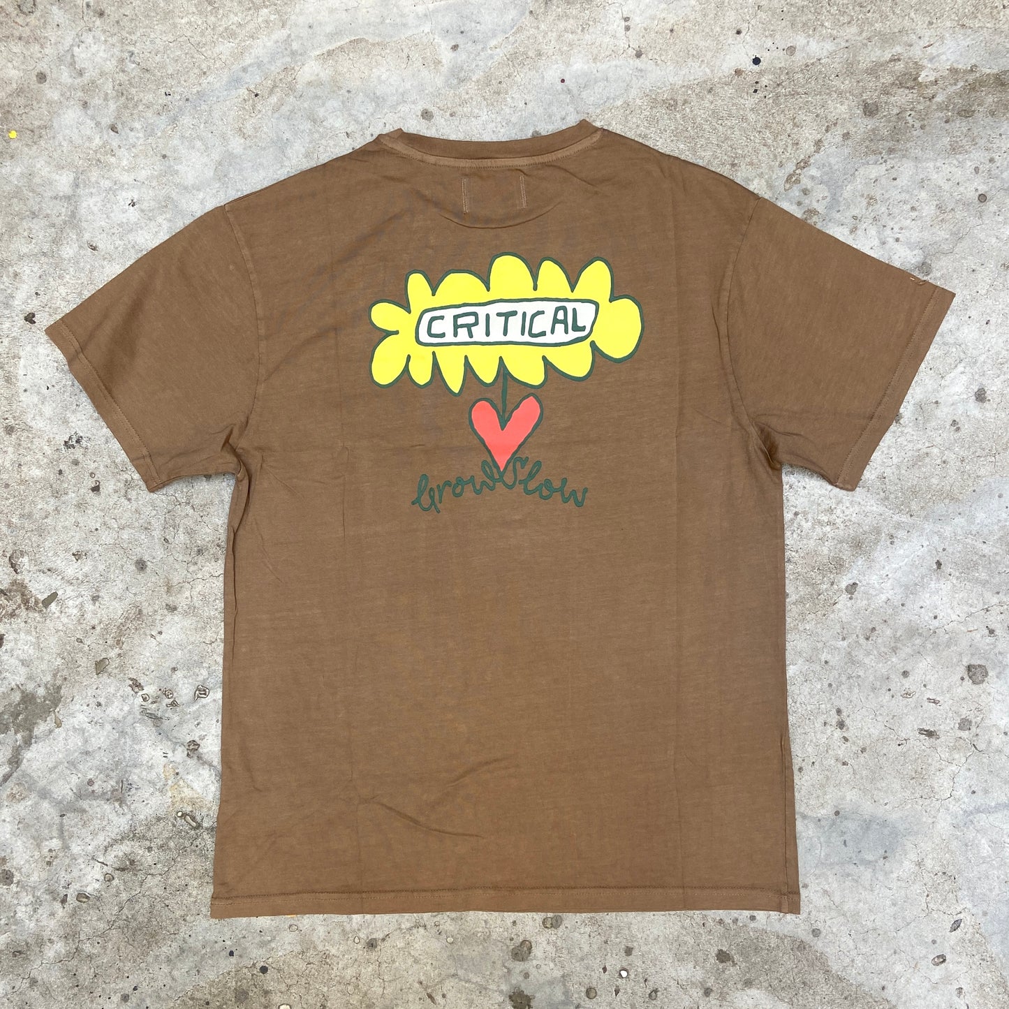 GROW SLOW TEE - CINNAMON